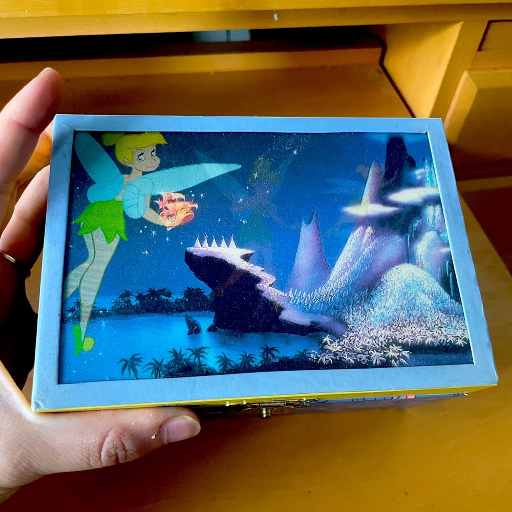 Vintage Disney Peter Pan Jewlery Box